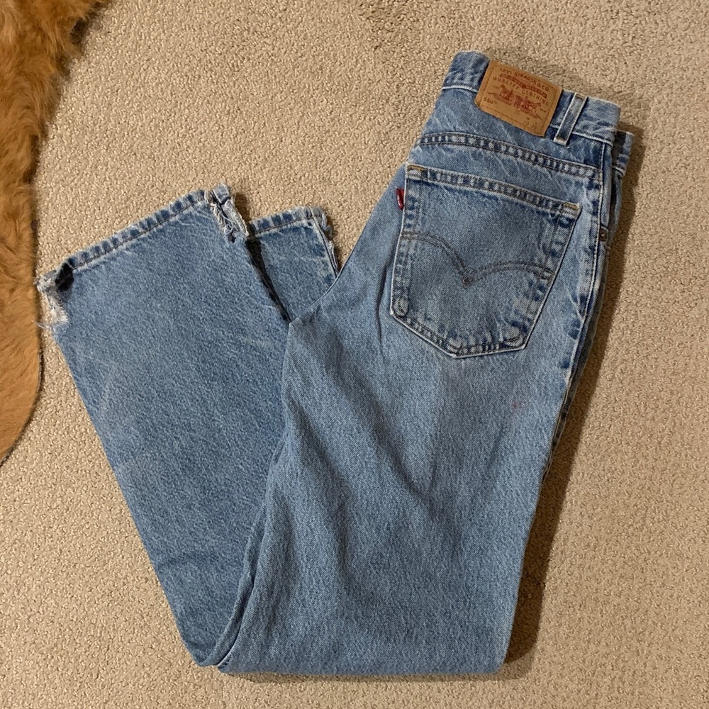 Levi's Light Blue Straight Jeans